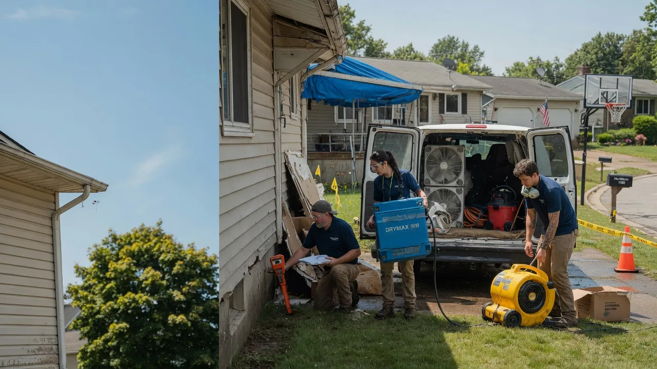 Ceiling Leak Cleanup in Patoka, IN near me