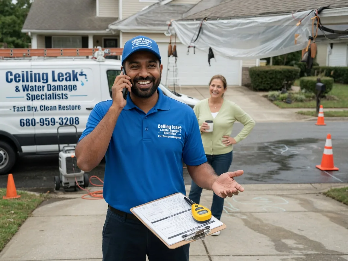 Ceiling Leak Cleanup Patoka, IN FAQs